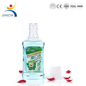 Herbal Extracts Mouth care 250ml pet bottle mouthwash for adult use