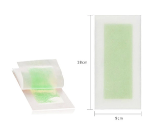 Hot Sale Green Packing Cold Customized Nasal Clear Transparent Wax Strip Top Quality Ready to Use Wax Strip