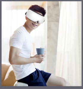 Japanese Massage Tool Relax Eyesight Care Stress Fatigue Relief Wireless Vibration Portable Eye Massager, Electric Eye Massage
