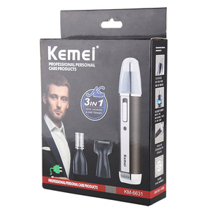 Kemei Professional Rechargeable Grooming Shaver Eyebrow Ear Nose Hair Trimmer