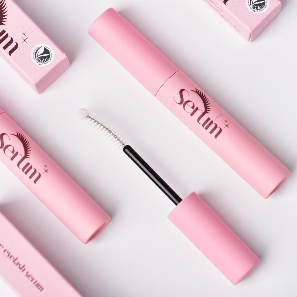 Lupine Eyelash growth Serum, lash enhancer, vegan, peptide and biotin, organic ingredients