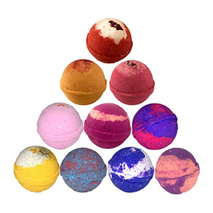 March Expo Festival custom Natural essential oil skin whitening fizzy kids bubble bath ball gift set