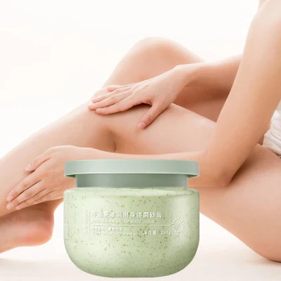 Natural Deep Cleansing Exfoliator Containers Ice Cream Body Scrub
