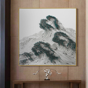 New Collection Handmade Nail Artwork Landscape Painting Chinese Style Painting