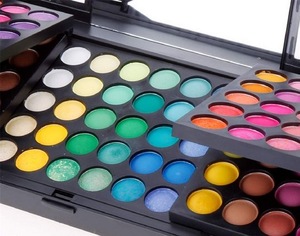 OEM makeup eye shadow 180 color waterproof dry eye shadow palette