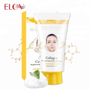 Private Label Natural Moisturizing Collagen Deep Cleansing Foam Face Facial Cleanser