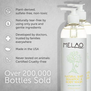 Private label natural organic skin white care baby body wash shampoo