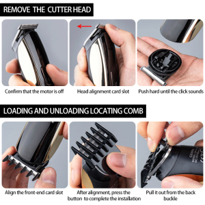 Professional Rechargeable Ladies Nose Ear Electric Men Hair Trimmer