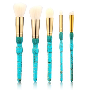 Professional Round Tube Pony Hair Eyeshadow Brushes Set for Eye Makeup Tool Kit