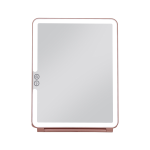 Rechargeable Dimmable brightness portable folding travel cosmetic led mirror makeup