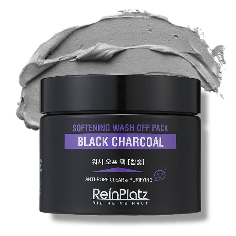 ReinPlatz Softening wash off pack-Charcoal, Calming, Pore tightening, Soothing Care, Anti-pore clear