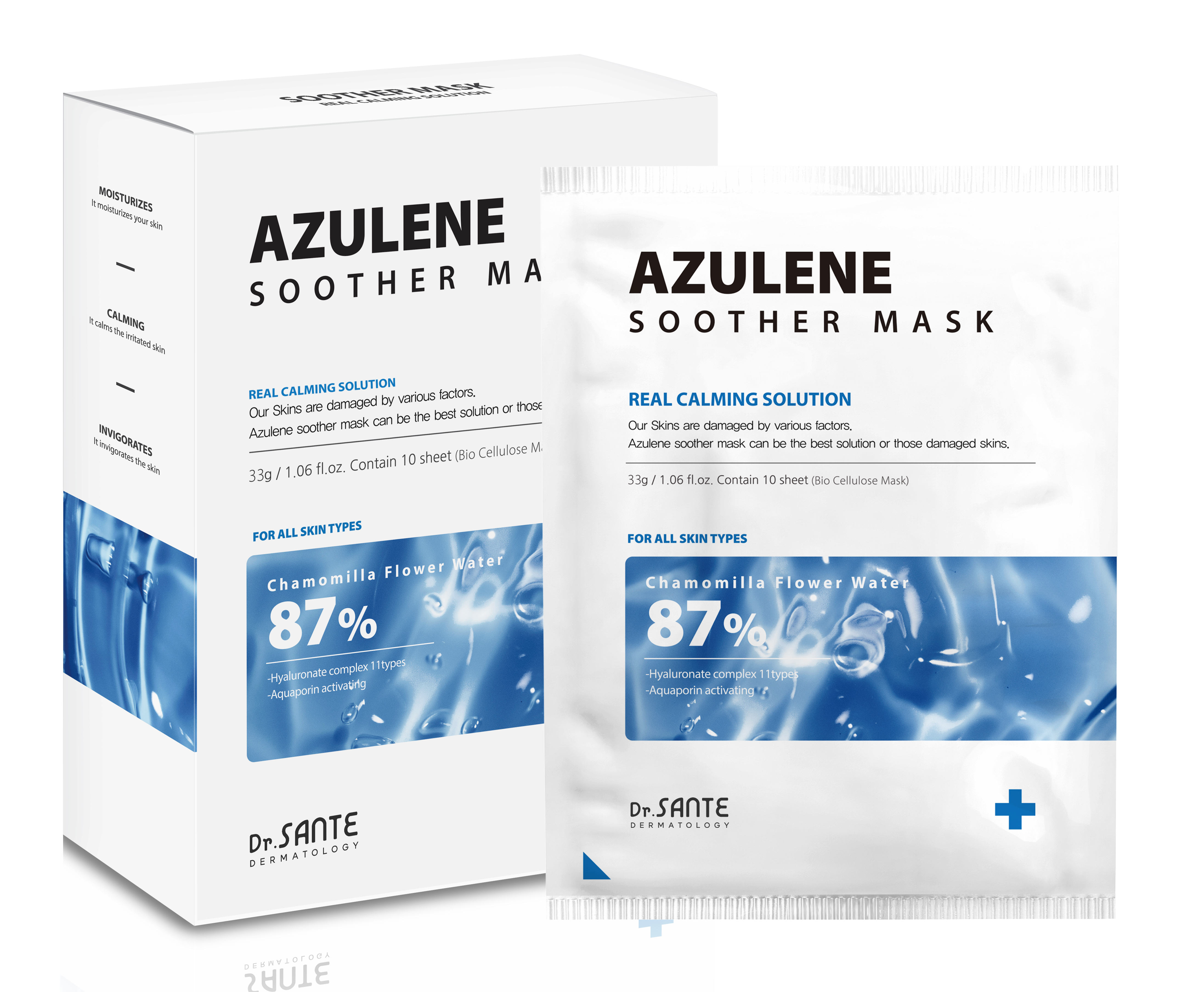 [Skin Care] Dr. SANTE Azulene Soother Mask
