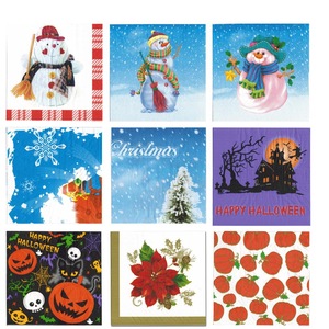 Solid colors printed paper napkins with good quality and competitive price