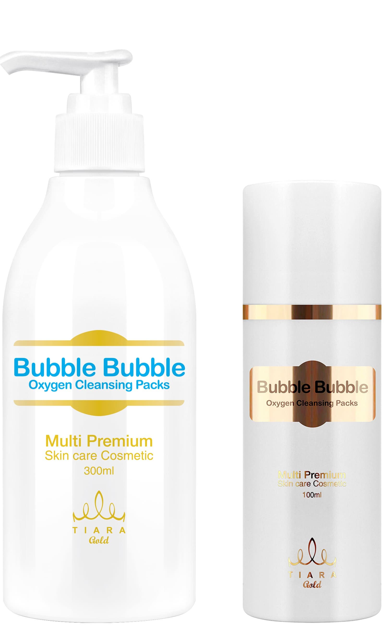 Tiara Gold _  Bubble oxygen cleanser