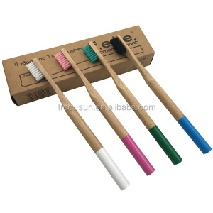 TREE-SUN OEN Bamboo Toothbrush /Bamboo Charcoal Bristle For Family