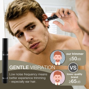 Unique Spinning Blades System Hair And Nose Trimmer Painless Nose Hair Remover