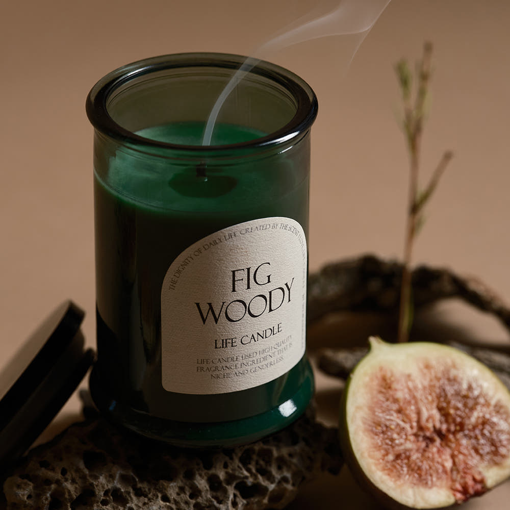 (W.DRESSROOM) Life Candle [Fig Woody] 100g