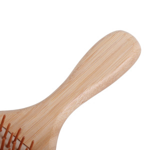 Wholesale Custom Biodegradable  Wide Tooth Hair bamboo wooden comb