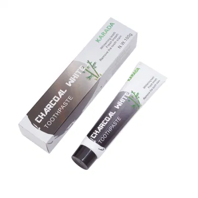 Wholesale Custom Private Label Adult Tooth Whitening Natural Organic Activated Bamboo Charcoal Toothpaste