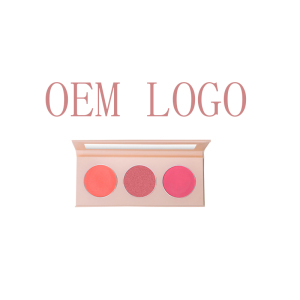Wholesale High Quality Single Color Blush Pan No Logo 3 Colors Blush Palette
