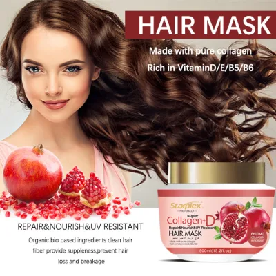 Wholesale Starplex Hydrating Smooth Nourishing Organic Natural Pomegranate Collagen Hair Mask Treatment