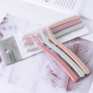Wholesale Tools Easy Carry Stainless Steel Threading Knife Fold Eyebrow