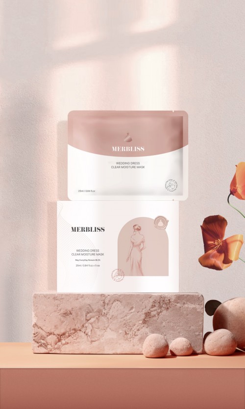 MERBLISS WEDDING DRESS CLEAR MOISTURE MASK