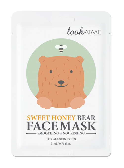 lookATME SWEET HONEY BEAR FACE MASK