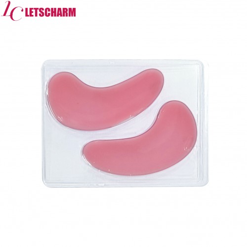 Wholesale Custom Pink Eye Mask for Dark Circles Puffiness Collagen Anti-Aging Hyaluronic Acid Patches Skin Care Serum