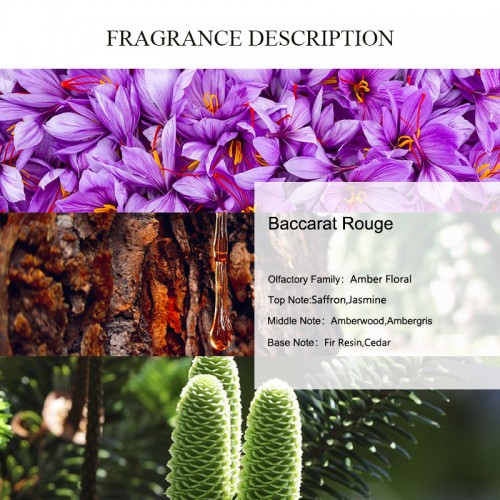 UNIQUE AROMA Baccarat Rouge Perfume Oil 500ML Aroma Machine Oil Branded Perfume Aroma Oils