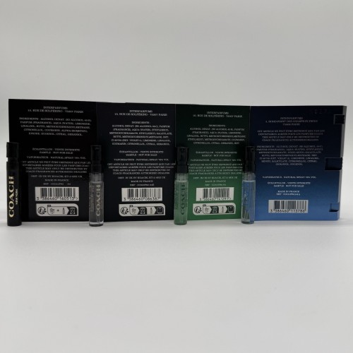 Coach MEN Cologne Collection Sample Spray Vials