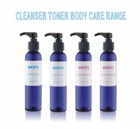 BEOTI Cleanser Toner Body Care Range - Soothing Cleanser, Balancing Toner, Replenishing Body Lotion
