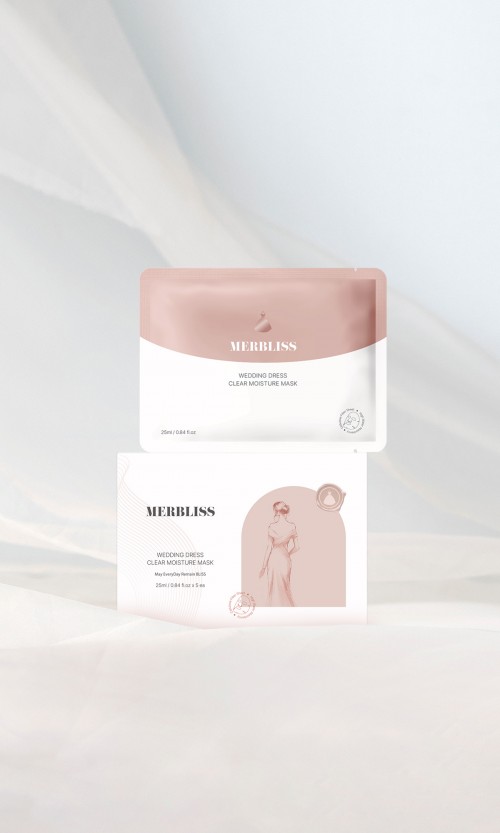 MERBLISS WEDDING DRESS CLEAR MOISTURE MASK