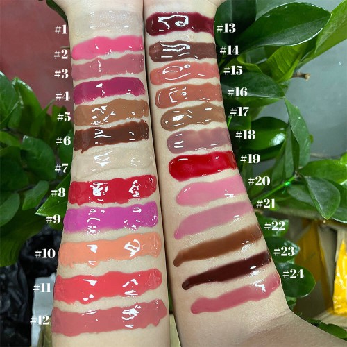 Hydrating Non-Sticky Lip Oil Glossy Shine Multi Shades Long Lasting OEM ODM Private Label lipgloss Wholesale