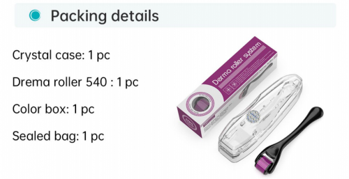 Derma Roller In Stock Microneedle Derma Roller DRS540 derma roller skin