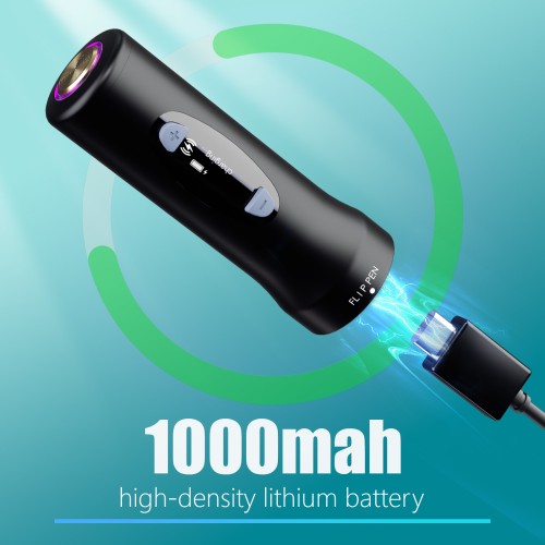 Aura Stainless Steel Wireless Pen Dual Batteries 2.6-4.0MM Adjustable Stroke Powerful Motor Cartridge Needles Permanent