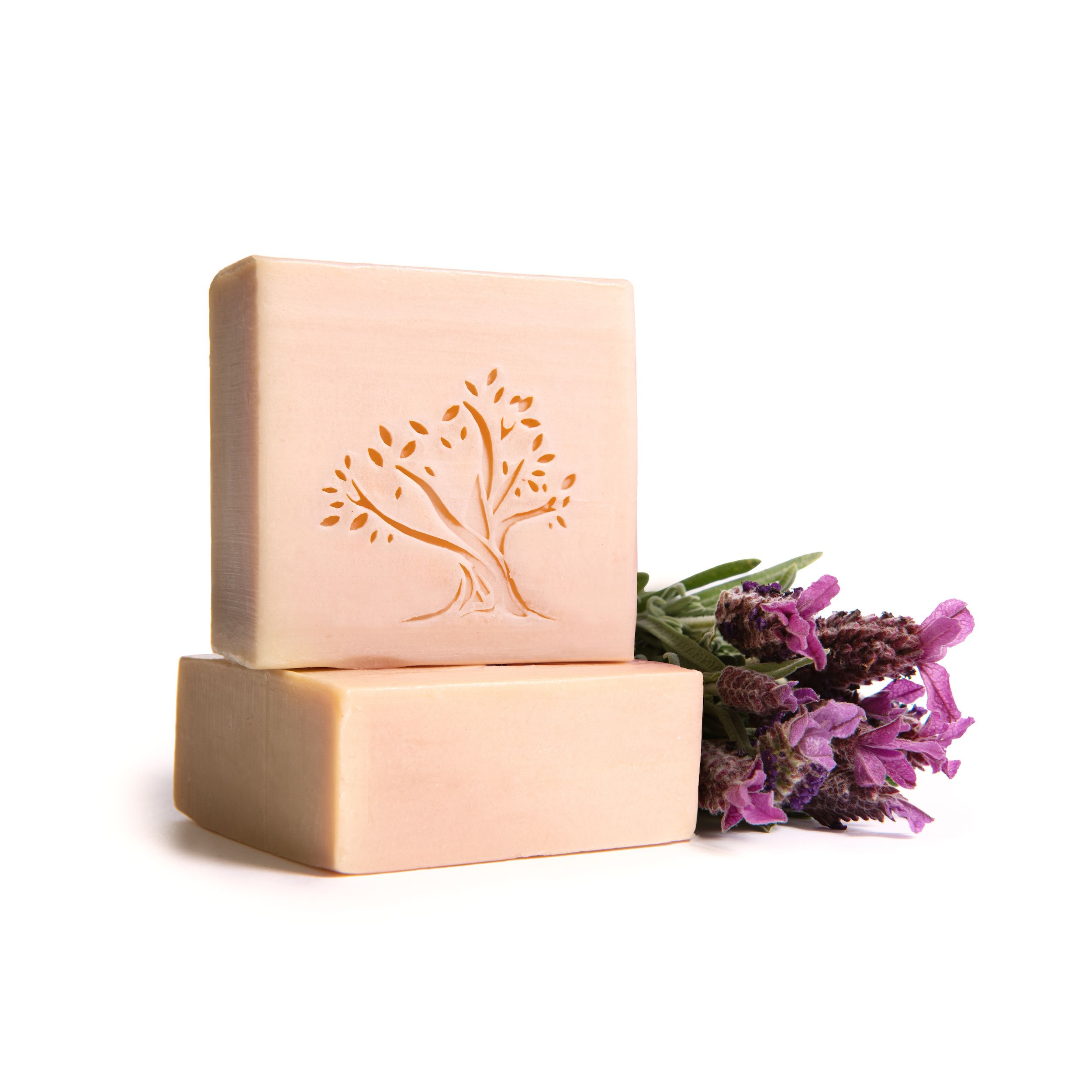Le Joyau d’Olive - Luxury Pure Olive Oil Soap - Natural Handmade Bar for Face & Body - 1-Pack – Lavender Oil bath bar