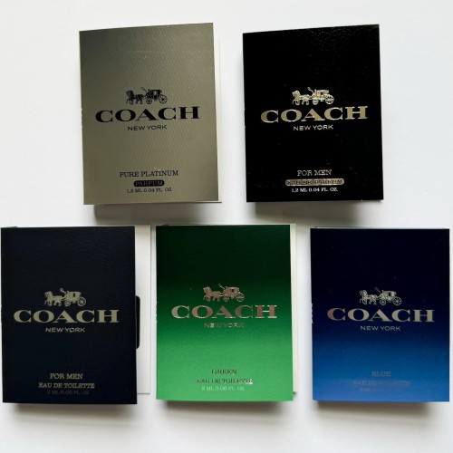 Coach MEN Cologne Collection Sample Spray Vials
