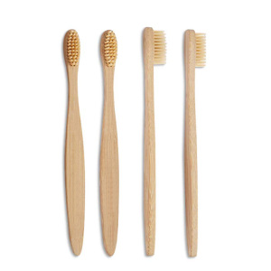 100% Biodegradable Eco Bamboo Toothbrush With Charcoal Bristle Toothbrush ,Private Label Black Bamboo