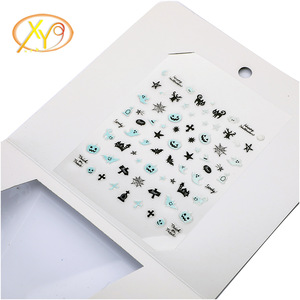 2019 Halloween nail art Pro Nail Stickers Christmas Art Stickers decoration nail wrap wholesale