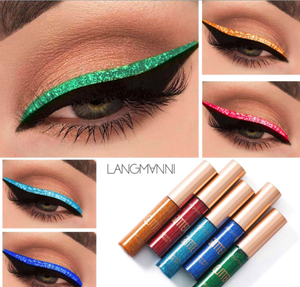 2019 new 10coloures glitter eyeliner shinny liquid eyeliner for makeup