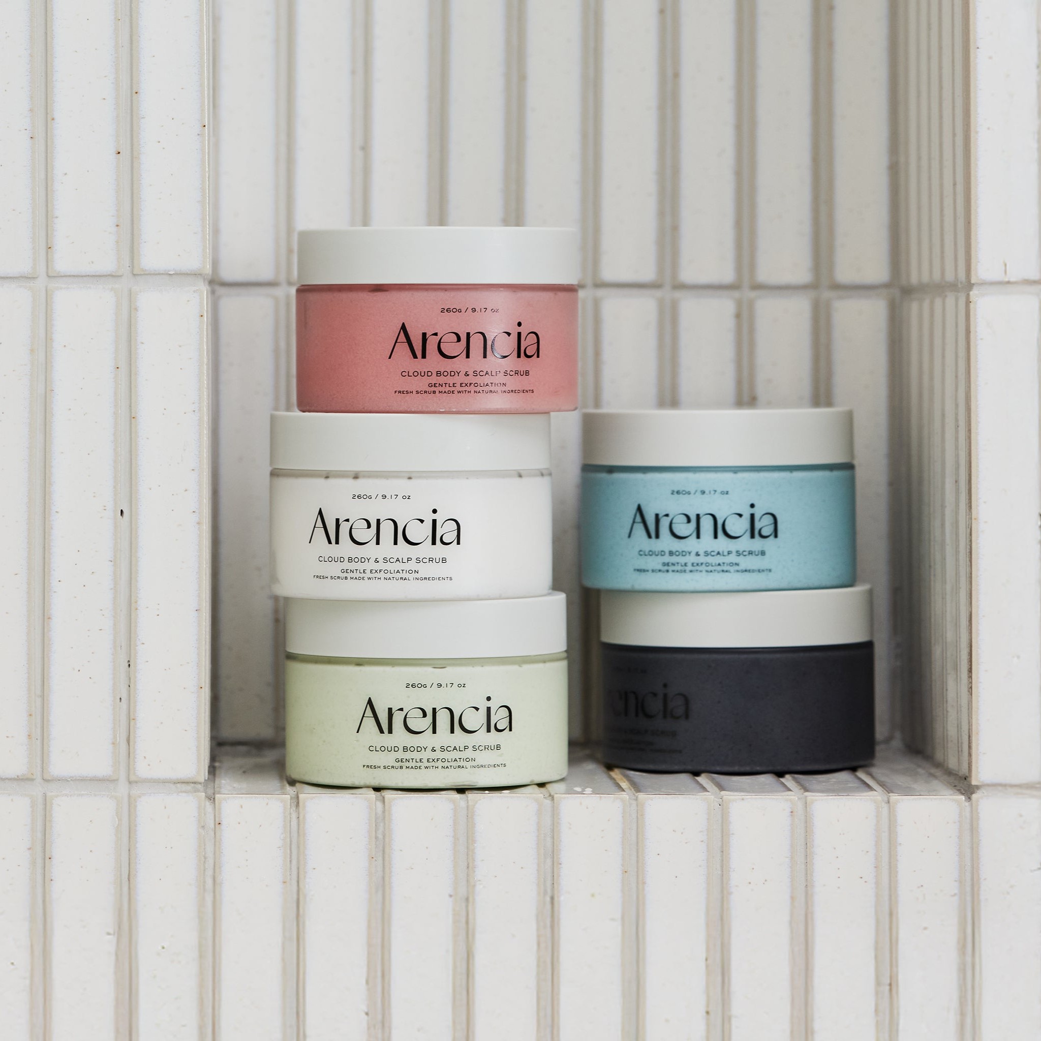 (Arencia) Fresh Cloud Body &amp; Scalp Scrub [Lavender &amp; Pear] 260g