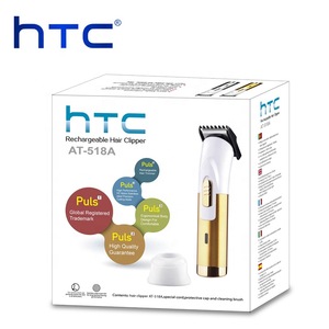 AT-518A HTC rechargeable battery with charging stand Hair trimmer cutting machine prices