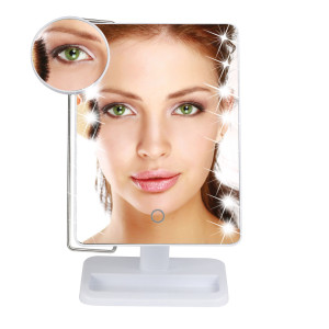 Beautme AA Batteries Operate 20x magnifying Led Makeup Mirror with light