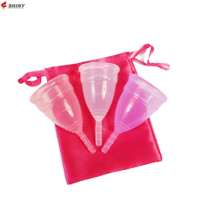 Custom free sample collapsible  lady cup menstrual medical grade silicone menstrual cup