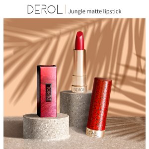 DEROL Jungle Matte Lip Stick Wholesales OEM Private Label Multi Colors Makeup Cosmetics Lip Plumper