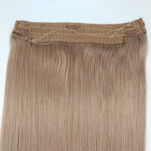 Double Drawn Brazilian Remy Halo Human Hair Extension