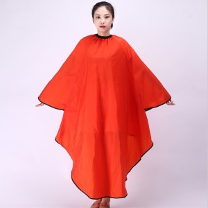 Factory customized hairdressing barber cape with sleeves