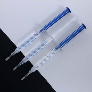 Factory supply 3ml/5ml/10ml Hydrogen Peroxide Teeth Whitening Gel