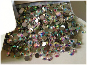 Flatback SS20 Crystal AB Non Hotfix Rhinestone For Clothes And Nails Art